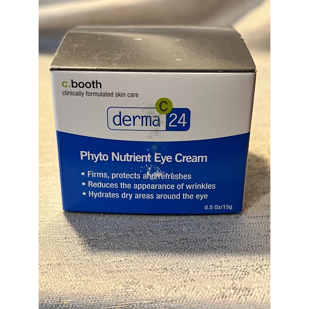 c.booth derma 24 Phyto Nutrient Eye Cream 0.5oz Anti-Aging Firming Hydrating